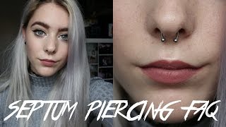 Septum Piercing FAQ  Pros amp Cons [upl. by Enair799]