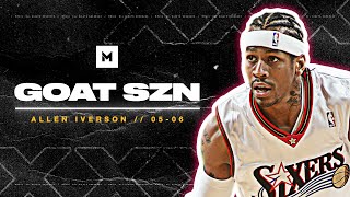 Allen Iverson’s INSANE 33ppg Season 200506 Highlights  GOAT SZN [upl. by Neilla]