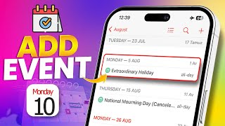 How to Add an Event on iPhone Calendar  Schedule Events Easily [upl. by Muhammad]