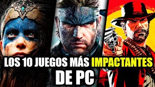 ✅ TOP 10 MEJORES JUEGOS CON UNA HISTORIA IMPACTANTE para PC 🎮🎮 [upl. by Baptista707]