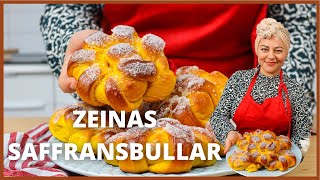 Saffransbullar och vaniljkräm med Zeina Mourtada [upl. by Arin]