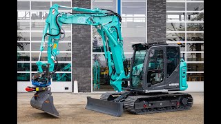 Walk Around Kobelco SK85MSR2PB voor Marco Broch BV [upl. by Ardnic]