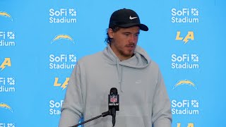 Justin Herbert Postgame Press Conference vs Chiefs  LA Chargers [upl. by Artimed]