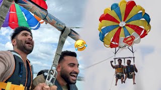 Life Main First Time Parasailing Ki 😍 [upl. by Haniraz]