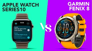 Apple Watch Series 10 vs Garmin Fenix 8 [upl. by Prunella]