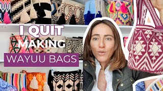 Why I Quit Making 1T Wayuu Bags How I Met the Artisans [upl. by Schoenburg]