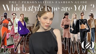 THE 7 STYLE PERSONALITIES QUIZ What type are you  Fashion Mini Masterclass [upl. by Noram]