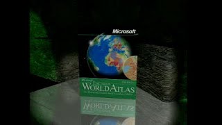 Microsoft Encarta World Atlas 1998 Edition Ad Video 1998 [upl. by Debor310]