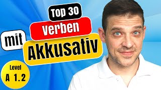 Akkusativ Verben  The 30 MOST important German Verbs with Accusative [upl. by Aurel]