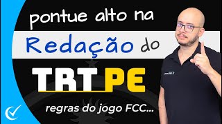 REDAÇÃO DISCURSIVA TRT6 PE DOMINE AS REGRAS DO TEXTO DISSERTATIVOARGUMENTATIVO DA FCC [upl. by Lyrem863]