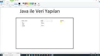 Java ile veri yapıları 1 giriş [upl. by Bluefarb147]