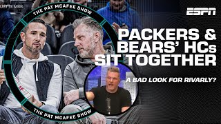 A DISGRACE to BearsPackers rivalry 😬 Reaction to LaFleur amp Eberflus side by side  Pat McAfee Show [upl. by Fougere]