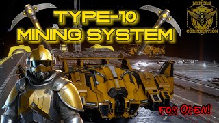 OPEN MINER  Mining System Type10 Buildguide with Torval Lances THE PALADIN of Elite Dangerous [upl. by Roter]