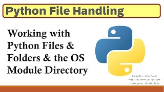 Accessing Files amp Directories in Python  Using OS amp Path Modules  isfile isdir amp exist [upl. by Ellswerth]
