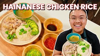 Pressure Cooker Hainanese Chicken Rice Fast and Easy [upl. by Alaehs640]