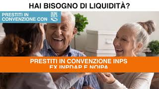 Cessione del Quinto in Convenzione con INPS [upl. by Nagek]