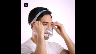 Fitting tips  Full face CPAP mask  ResMed AirFit™ F30 [upl. by Jt]