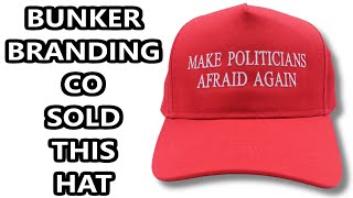 Make Politicians Afraid Again Hat Sold At Bunker Branding Co [upl. by Atterrol114]