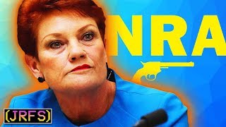 Pauline Hanson and the NRA [upl. by Thompson]