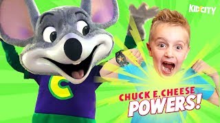 Chuck E Cheese Gave Us Powers Family Ticket Battle 2 KidCity [upl. by Ahsemrac]