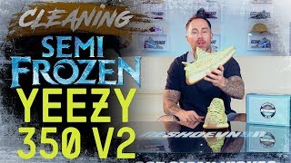 How to Clean Yeezy Boost 350 V2 Semi Frozen [upl. by Dorsey68]