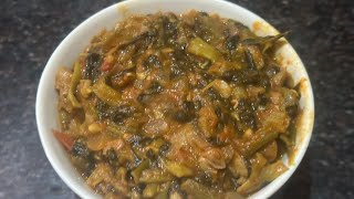 బచ్చలి ఆకు మరియు బొబ్బరి కాయ కూర  Malabar Spinach and Lobia recipe in Telugu [upl. by Sidonnie]