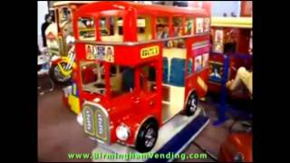 Falgas London Bus Kiddie Ride by Birmingham Vendingflv [upl. by Sherourd865]