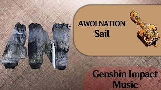 Traveler Genshin Impact Music  Floral Zither  AWOLNATION  Sail [upl. by Aneeres]