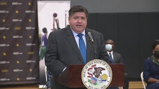 Gov JB Pritzker kicks off the Family Relief Act tax rebate check rollout [upl. by Amada]