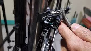 Shimano Ultegra R8000 adjustment [upl. by Aiekam]