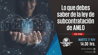 Lo que debes saber de la ley de subcontratación de AMLO [upl. by Dnyletak517]