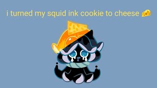 turning squid ink cookie to cheese 🧀 cookie run kingdom [upl. by Aniret]