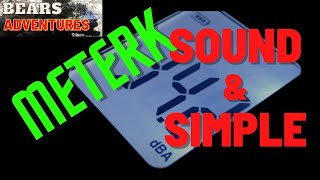 Sound Level Meter Meterk 30130dBA LCD How to set up and use A cheap sound meter that works [upl. by Annenn]