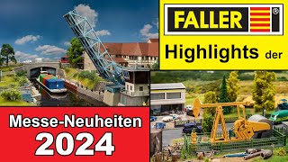 Highlights und Preise der FALLER MesseNeuheiten 2024 in Spur H0  N [upl. by Nedda]