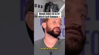 Manon Aubry répond à Cyril Hanouna🔥 cyrilhanouna hanouna tpmp touchepasàmonposte lfi gaucho [upl. by Elleirbag]