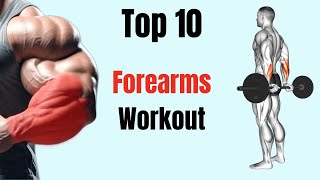 Top 10 Forearm Workouts for Grip Strength amp Muscle Growth [upl. by Lupiv]