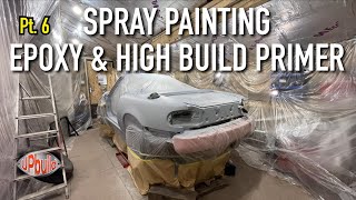 Mazda MX5 Miata  PAINT PREP amp BODYWORK  EPOXY amp HIGH BUILD PRIMER  Pt6 [upl. by Undry79]