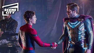 HomemAranha  Longe de Casa Peter Conhece Mysterio Tom Holland Jake Gyllenhaal [upl. by Farika129]