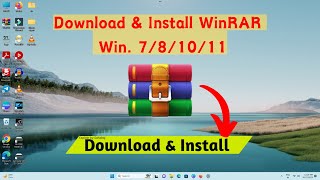 How To Download And Install WinRAR On Window 10 or 11 Latest Version 2023 In Hindi [upl. by Ahsiekyt]