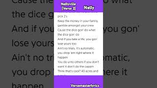 NellyvilleNelly Verse 1 hiphop rap lyrics nelly nellyville [upl. by Arahsat]