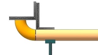 How to fix pipe with incline flange bolt hole [upl. by Ervine]