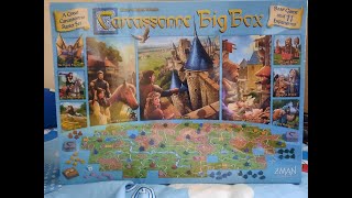 Carcassonne Big Box 2017 Version Unbox 卡卡城卡卡頌2017年大盒版開箱 WTF Unbox [upl. by Aloiv203]