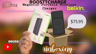 Belkin Boostcharger Magnetic Portable Wireless Charger 10KBlack Trial Video shorts ytshorts [upl. by Namlaz]