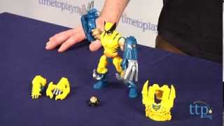 Marvel Super Hero Mashers Electronic Wolverine from Hasbro [upl. by Oranneg980]