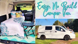 Easy No Build CAMPER VAN Setup [upl. by Berkman]