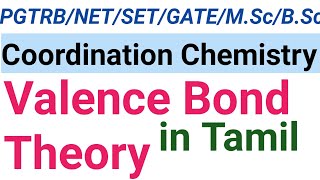 Valence Bond Theory in Tamil  COORDINATION CHEMISTRY [upl. by Shelburne]