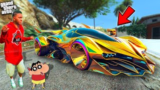 GTA 5  Franklin And Shinchan Upgrading Biggest God Car In GTA 5  GTA 5 Mods [upl. by Luwana]