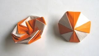 Origami quotSpinning Topquot by Manpei Arai Part 2 of 2 [upl. by Teragramyram]