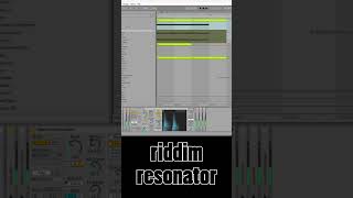 ableton riddim resonator [upl. by Lucine]