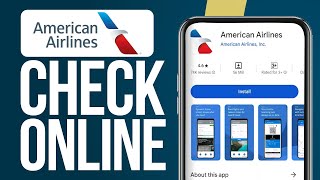 How To Easily Check In Online Using American Airlines App 2024 Update Easy [upl. by Llennahc]